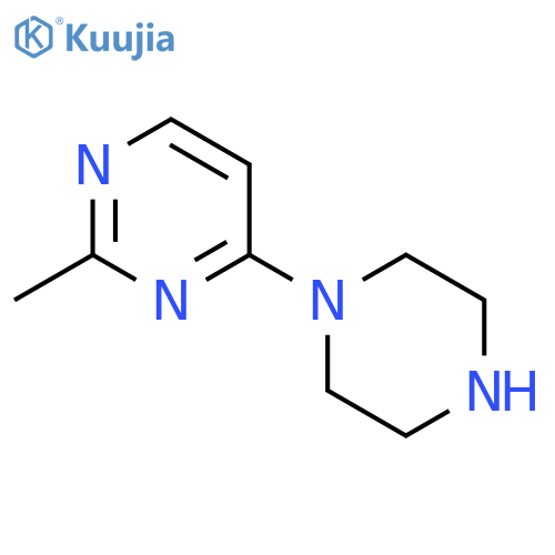 2-methyl-4-(piperazin-1-yl)pyrimidine structure