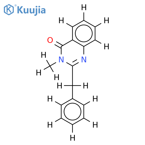 2-Benzyl-3,4-dihydro-3-methyl-4-oxo-chinazolin structure
