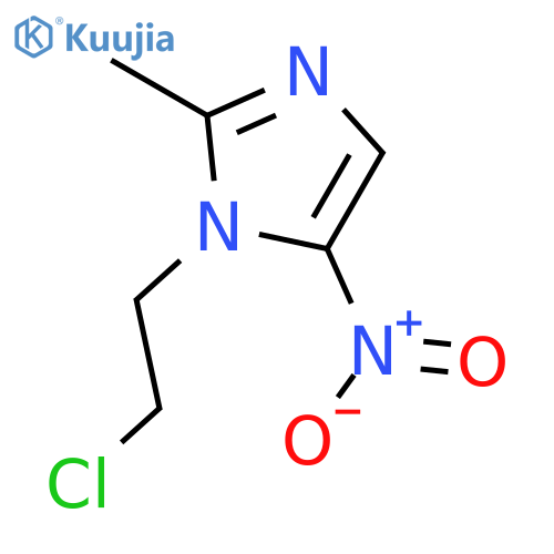 1-(2-chloroethyl)-2-methyl-5-nitro-1h-imidazole structure