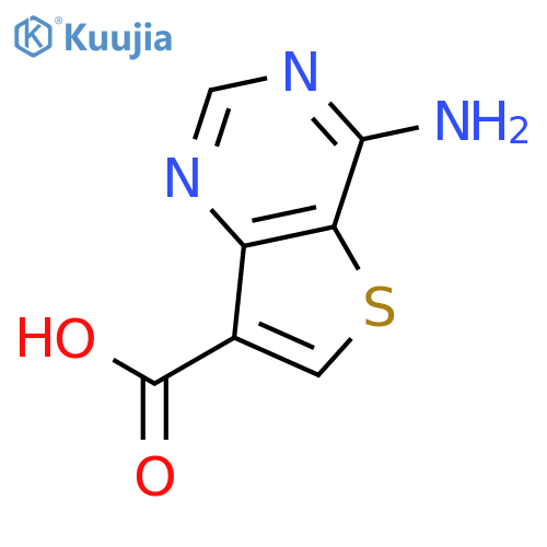4-aminothieno[3,2-d]pyrimidine-7-carboxylic acid structure