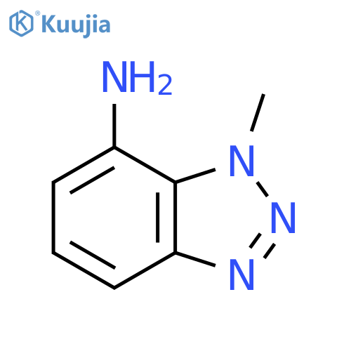 1-methyl-1H-1,2,3-benzotriazol-7-amine structure