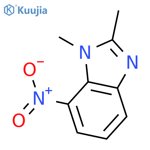 1H-Benzimidazole,1,2-dimethyl-7-nitro- structure