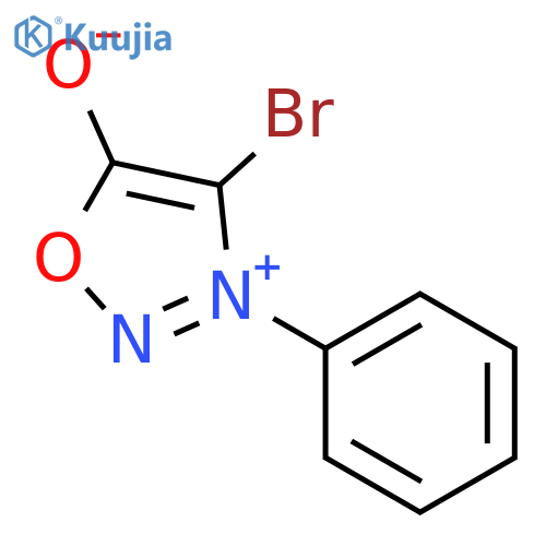 4-Bromo-3-phenyl-1,2,3-oxadiazol-3-ium-5-olate structure