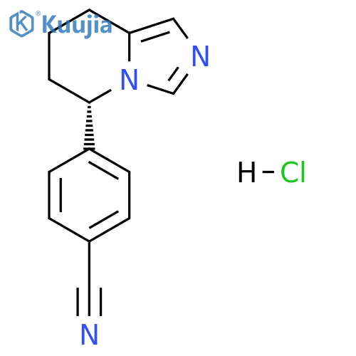 4-(5S)-5H,6H,7H,8H-imidazo1,5-apyridin-5-ylbenzonitrile hydrochloride structure