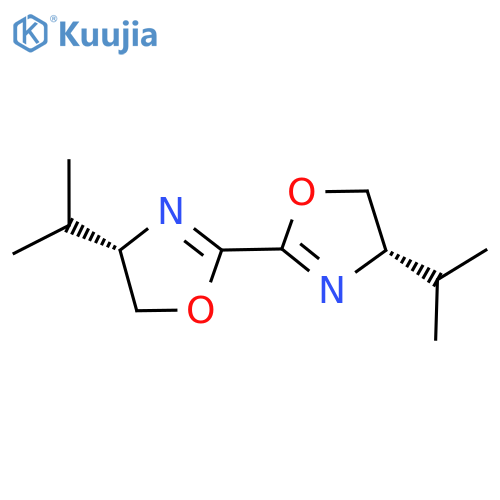 4,4'-Diisopropyl-2,2'-bi[2-oxazoline] structure