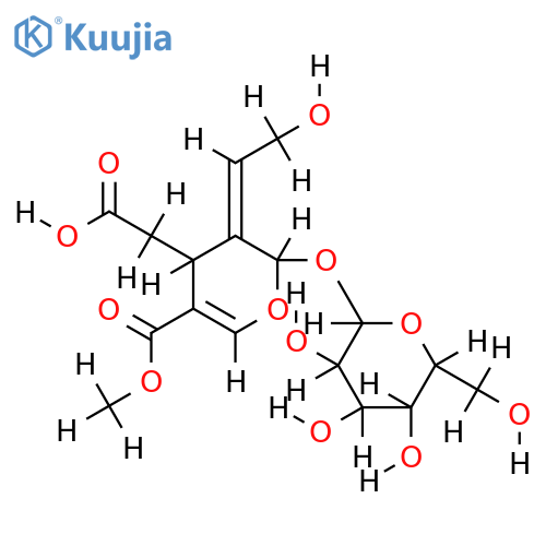 10-hydroxyoleoside 11-methyl ester structure