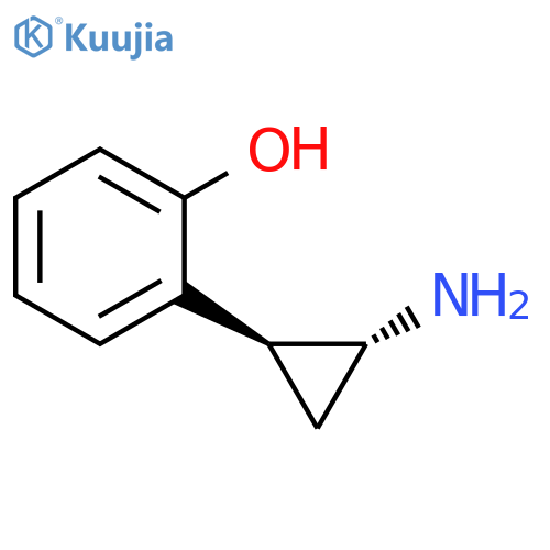 rac-2-(1R,2S)-2-aminocyclopropylphenol structure