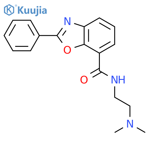 7-Benzoxazolecarboxamide,N-[2-(dimethylamino)ethyl]-2-phenyl- structure