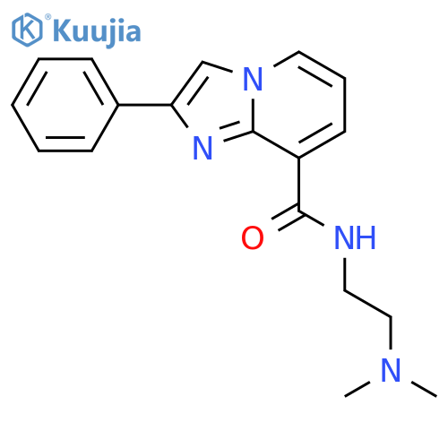 Imidazo[1,2-a]pyridine-8-carboxamide,N-[2-(dimethylamino)ethyl]-2-phenyl- structure