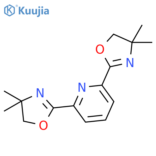 Pyridine, 2,6-bis(4,5-dihydro-4,4-dimethyl-2-oxazolyl)- structure