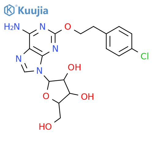 2-2-(4-Chlorophenyl)ethoxyadenosine structure