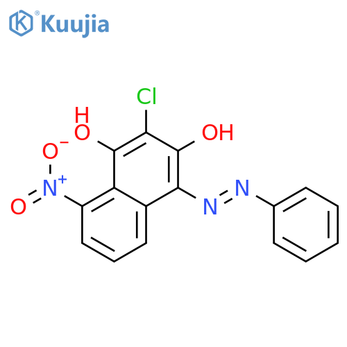1,3-Naphthalenediol, 2-chloro-8-nitro-4-phenylazo- (6CI) structure