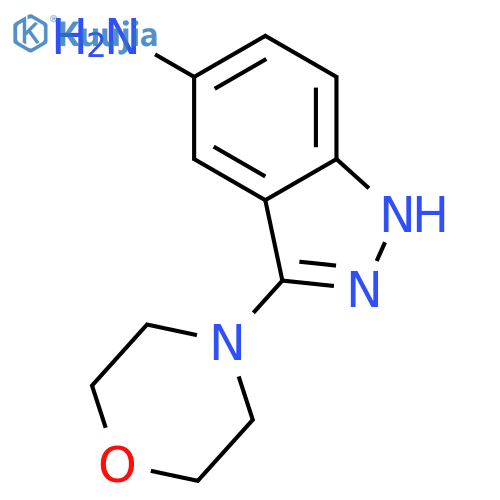 3-Morpholino-1H-indazol-5-amine structure