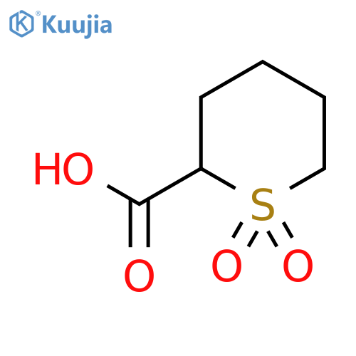 1,1-dioxo-1λ?-thiane-2-carboxylic acid structure
