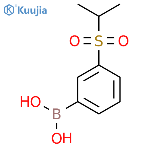 3-(Isopropanesulfonyl)phenylboronic acid structure