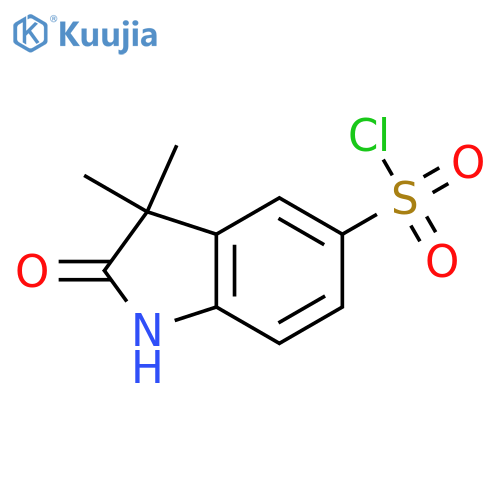 3,3-Dimethyl-2-oxo-2,3-dihydro-1H-indole-5-sulfonyl Chloride structure