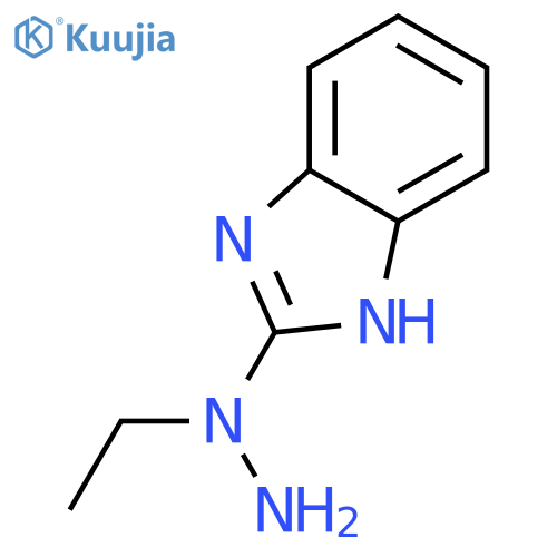 1H-Benzimidazole,2-(1-ethylhydrazino)-(9CI) structure