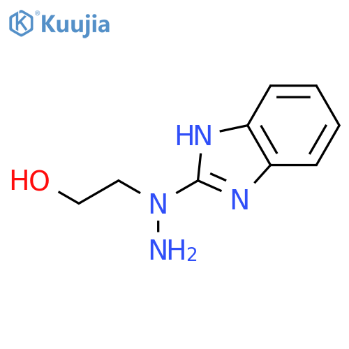 Ethanol,2-[1-(1H-benzimidazol-2-yl)hydrazinyl]- structure