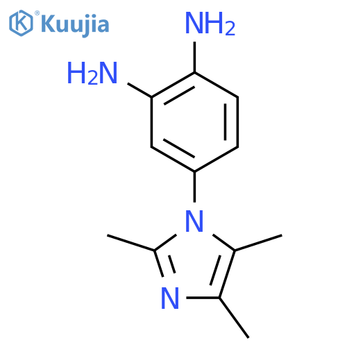 1,2-Benzenediamine, 4-(2,4,5-trimethyl-1H-imidazol-1-yl)- structure