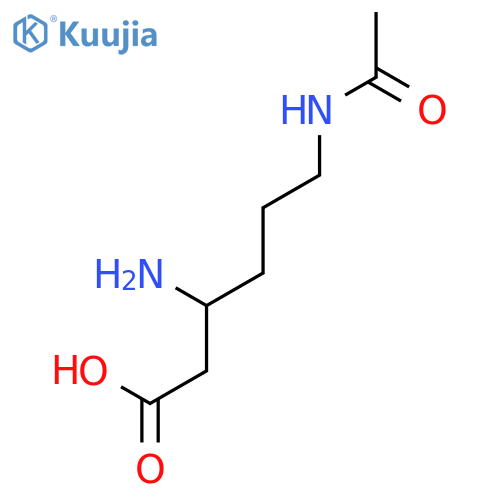 Hexanoic acid,6-(acetylamino)-3-amino- structure
