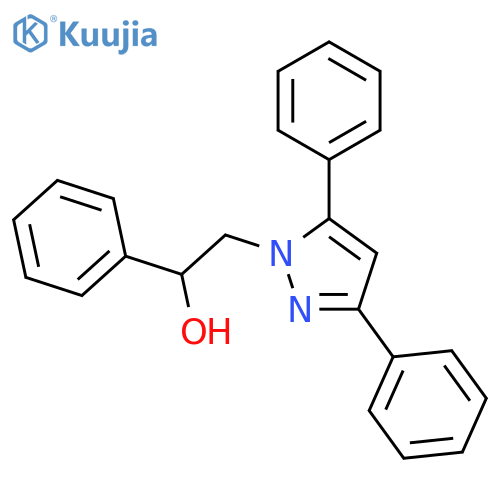 1H-Pyrazole-1-ethanol, a,3,5-triphenyl- structure