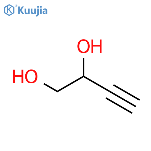 (2S)-but-3-yne-1,2-diol structure
