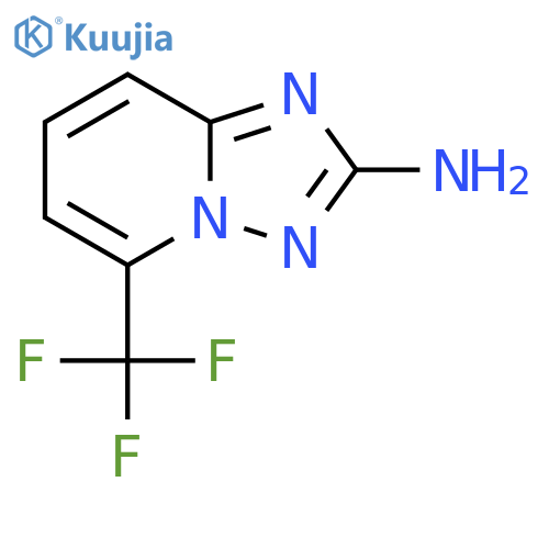 5-(Trifluoromethyl)-[1,2,4]triazolo[1,5-a]pyridin-2-amine structure