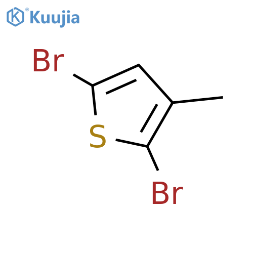 2,5-Dibromo-3-methylthiophene structure