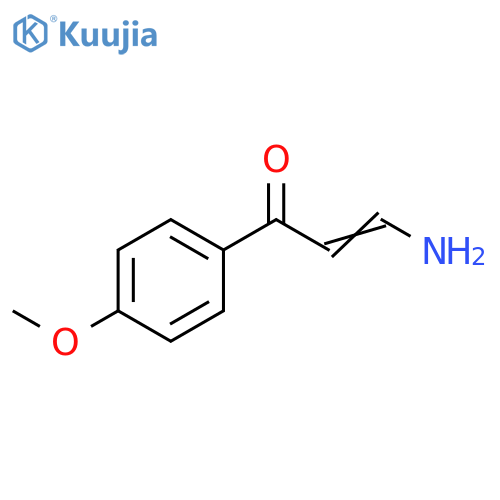 2-Propen-1-one, 3-amino-1-(4-methoxyphenyl)- structure