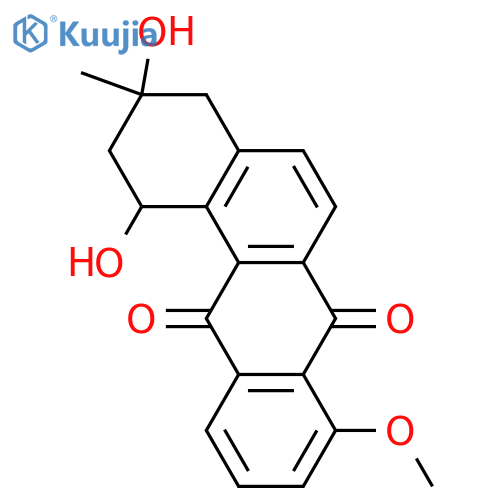 Tetrangomycin; (ξ)-form, 1ξ-Alcohol, 8-Me ether structure