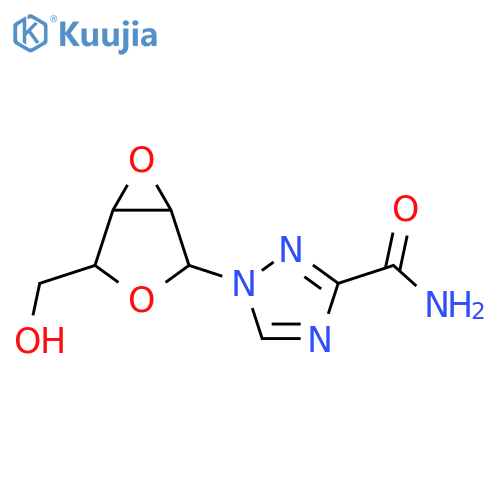 1H-1,2,4-Triazole-3-carboxamide,1-(2,3-anhydro-b-D-ribofuranosyl)- structure