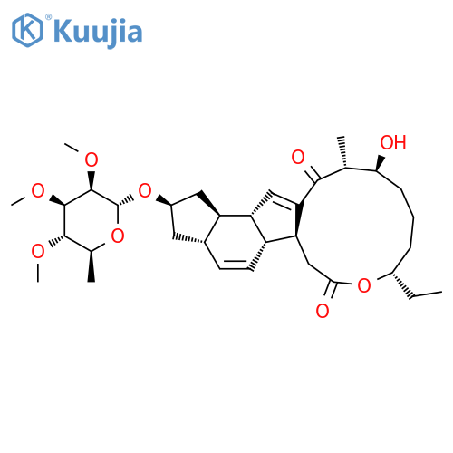 (1S,2R,5S,7R,9R,10S,14R,15S,19S)-19-Ethyl-15-hydroxy-14-methyl-7-[(2R,3R,4R,5S,6S)-3,4,5-trimethoxy-6-methyloxan-2-yl]oxy-20-oxatetracyclo[10.10.0.02,10.05,9]docosa-3,11-diene-13,21-dione structure
