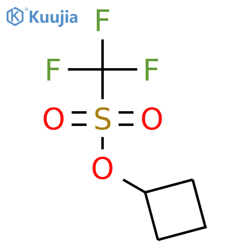 Cyclobutyl trifluoromethanesulfonate structure
