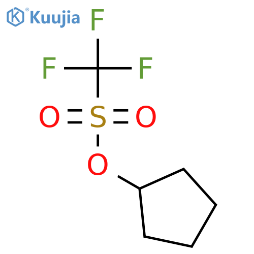 Cyclopentyl trifluoromethanesulfonate structure