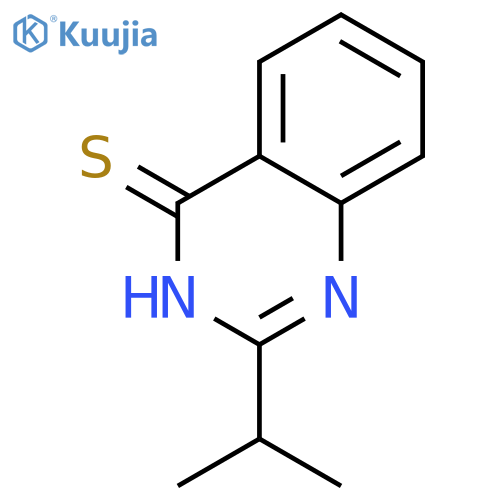 2-(propan-2-yl)-3,4-dihydroquinazoline-4-thione structure