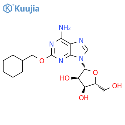 Adenosine, 2-(cyclohexylmethoxy)- structure