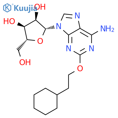 2-(2-Cyclohexylethoxy)adenosine structure