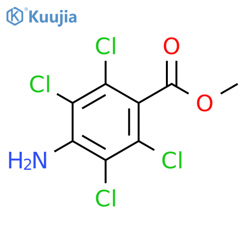 BENZOIC ACID, 4-AMINO-2,3,5,6-TETRACHLORO-, METHYL ESTER structure