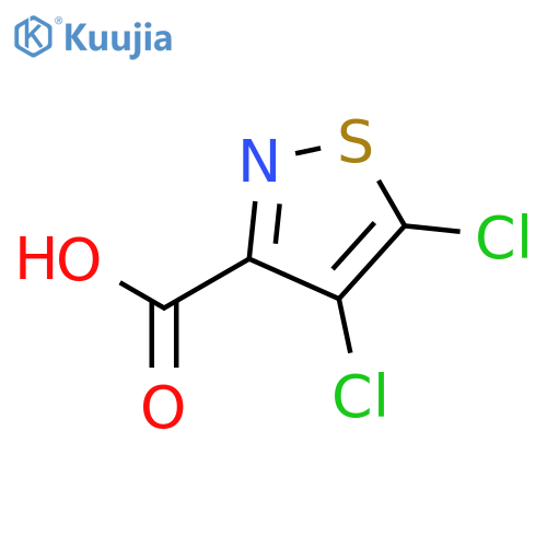 4,5-Dichloroisothiazole-3-carboxylic acid structure
