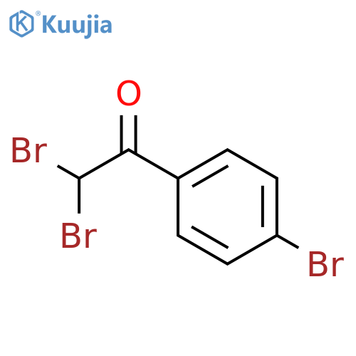 2,2-Dibromo-1-(4-bromophenyl)ethan-1-one structure