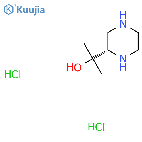 (S)-2-(Piperazin-2-yl)propan-2-ol Dihydrochloride structure