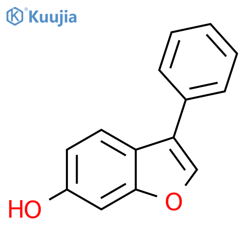 6-Benzofuranol, 3-phenyl- structure