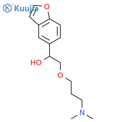 5-Benzofuranmethanol, a-[[3-(dimethylamino)propoxy]methyl]- structure