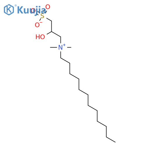 3-(Dodecyldimethylammonio)-2-hydroxypropane-1-sulfonate structure