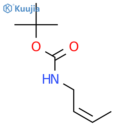 Carbamic acid,2-butenyl-, 1,1-dimethylethyl ester (9CI) structure