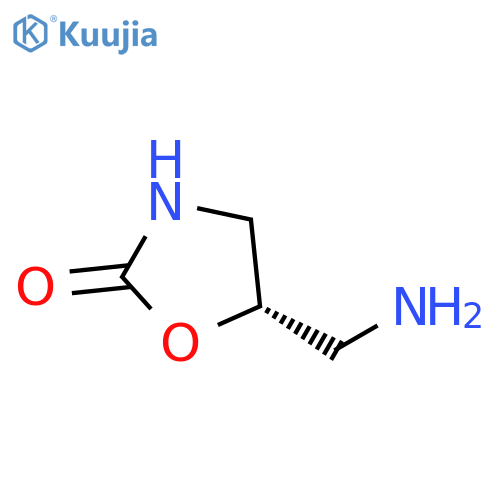 (5S)-5-(aminomethyl)-1,3-oxazolidin-2-one structure