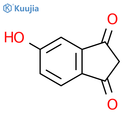 5-hydroxy-2,3-dihydro-1H-indene-1,3-dione structure