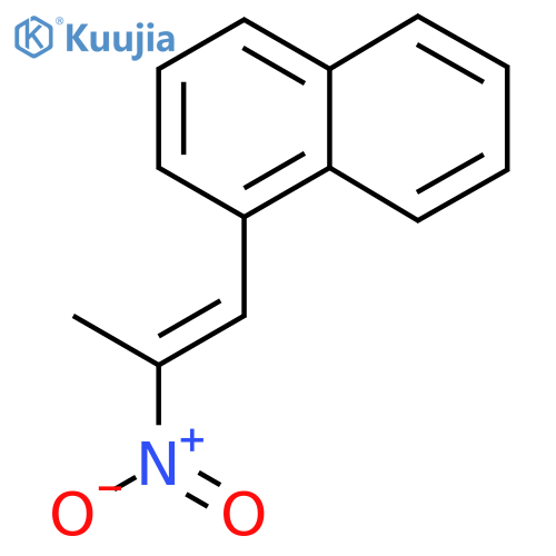 1-(2-Nitroprop-1-en-1-yl)naphthalene structure