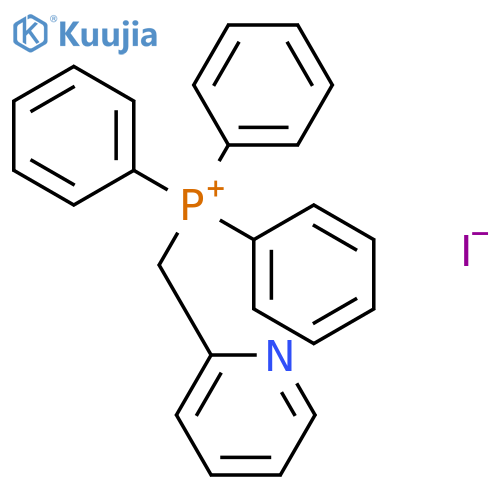 Phosphonium, triphenyl(2-pyridinylmethyl)-, iodide structure