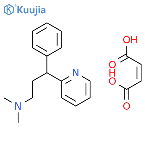 Pheniramine maleate structure